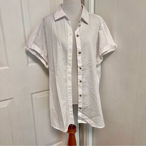 Lola River White Button Up A4*
